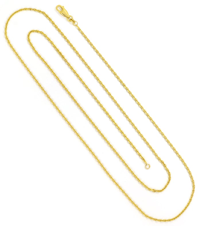 Foto 3 - Lange Goldkette mit 80cm in massiv 14K Gelbgold, K3320